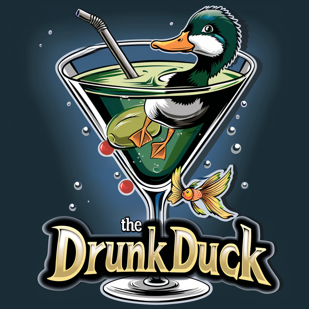 The Drunk Duck Logo